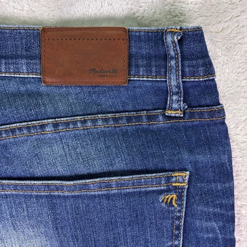Madewell Women's Skinny Skinny Distressed Blue Jeans Size 32 B7078 HOL14